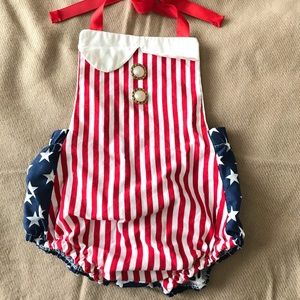 4th of July Baby Outfit Jumpsuit